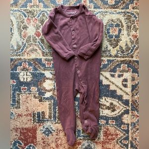 L’ovedbaby brown footie 6-9months